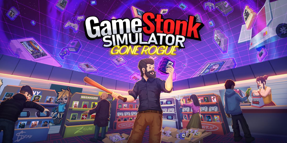 Gamestonk Simulator: Gone Rogue key art